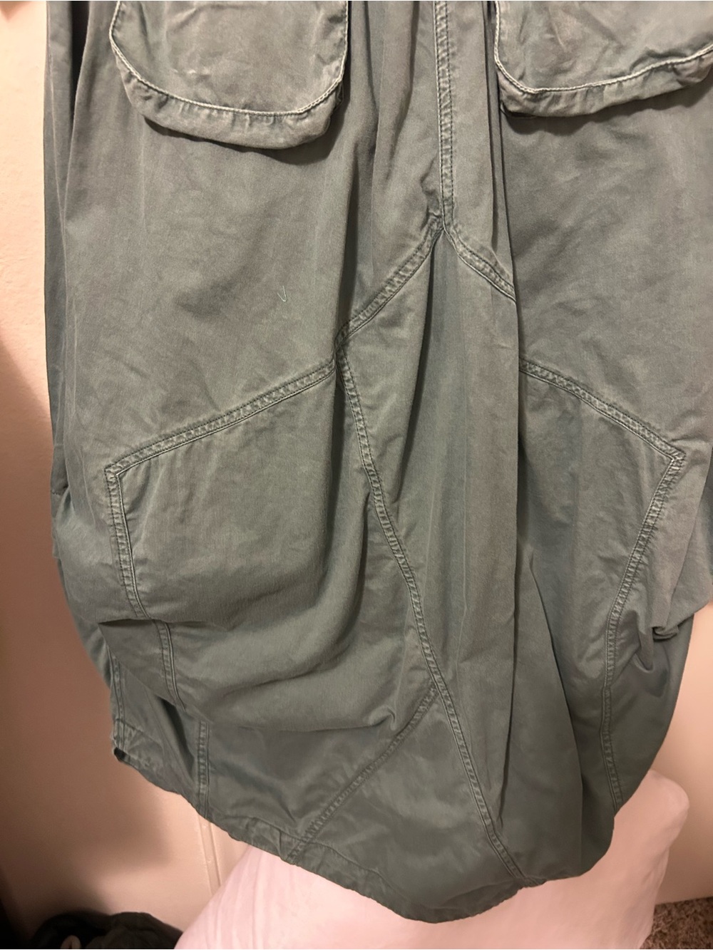 Free People Willow Poplin Maxi Skirt — Green - Picture 12 of 13